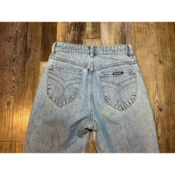 ROLLAS Original Straight Jeans Brad Blue Size 23 - Picture 7 of 9